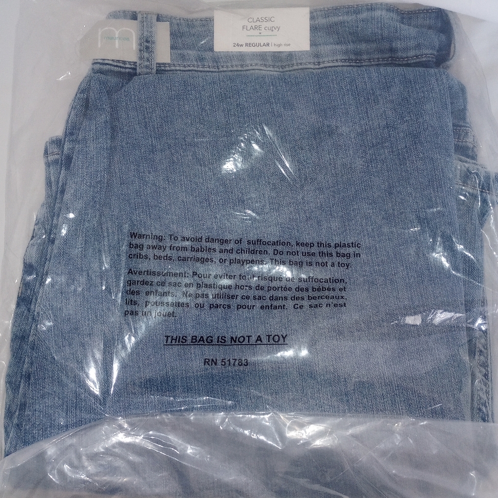 Maurices Flare Classic Light Blue Jeans